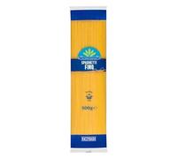 Hacendado Spaghetti Fino, Pâtes Alimentaires de Qualité Supérieure, 500g, Nature, Fabriqué en Espagne pack 4 unite