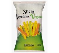 Hacendado Sticks Végétales Croustillants, Apéritif Frit avec Saveur de Légumes, 100g PACK 6, Conservation au Frais et à l'Abri de la Lumière