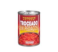 Hacendado Tomates Pelées en Morceaux pour Friture, Bocal 410g, Lot de 3