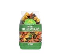 Hacendado Trottole Pâtes aux Légumes, Colorées, 500g, Sachet Plastique, Fideos Nature pack 4 unites