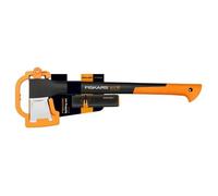 Fiskars Hache de la série X X17 + aiguiseur de Hache et de Couteau Xsharp
