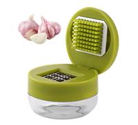 Hache-ail Ergonomique portable avec récipient à embase détachable