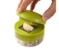 Hache-ail Manuel avec récipient, base transportable et détachable