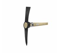 Idealspaten 38031503 Pioche avec Tige de Livre, Gris, 93 cm / 1,5 kg