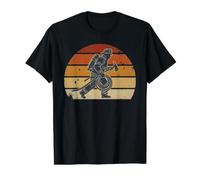 Hache de Pompier rétro Coucher de Soleil héros Pompier Graphique T-Shirt Graphique avec Valeur