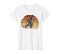Hache de Pompier rétro Coucher de Soleil héros Pompier Graphique T-Shirt Graphique avec Valeur