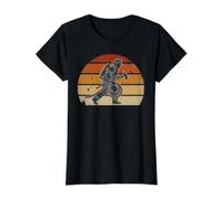 Hache de Pompier rétro Coucher de Soleil héros Pompier Graphique T-Shirt Graphique avec Valeur