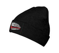 Hache De Pompier Thin Red Line Unisex Watch Cap Épais Bonnets Hiver Doux Bonnet De Pêcheur pour Course À Pied Ski Sport