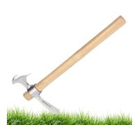 Hache de sélection de roches - Petite hachette croisée amovible en acier inoxydable à double tête - Pour jardin, cour, ferme, sylviculture, agriculture, camping, déglaçage, sol, ,