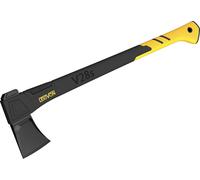 Hache de Survie V28S ¿ Hachette Bois Bucheron de 71 cm Merlin Bois fendre Manche Ergonomique en Composite Fibre de Verre avec Grip en Caoutchouc TPR Étui de Transport Inclus (LX-V28S)