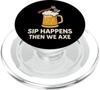 Hache drôle Lancer Meme Hache Moi Tout ce Que Sharp Skills Humour PopSockets PopGrip pour MagSafe