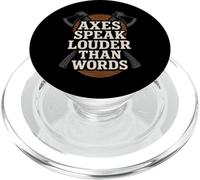 Hache drôle Lancer Meme Hache Moi Tout ce Que Sharp Skills Humour PopSockets PopGrip pour MagSafe