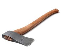 Hache en Bois forgée à la Main HY 10 708mm en Fer forgé I Hultafors I Forgée en Suède I 1620g Hache Premium avec Manche en Bois d'hickory I Affûtable Protection de Lame Incluse I 840144