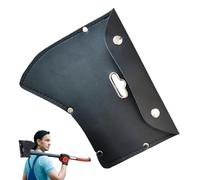 Hache, multi-usage, protection de hache - Similicuir noir étui de hache épaissi, housse de protection réutilisable accessoire de camping sûr, pour excursions camping randonnée | Utilitaire d'intérieur