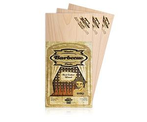 Hache pour planches en bois Bois de cèdre 300x150x11 mm Mehrfarbig
