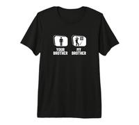 Hache Thrower Your Brother My Brother Funny Hache Throwing T-Shirt Haut de Gamme