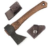 Hachette de sculpture Beavercraft avec étui en cuir AX1