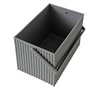 Hachiman Omnioffre Boîte de Rangement empilable Gris Taille M