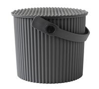 Hachiman Omnioutil Seau et Couvercle Mini Gris Foncé