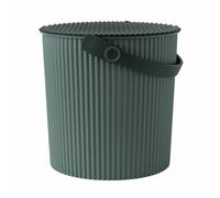 Hachiman Seau de rangement Omnioutil L, plastique, vert clair, vert foncé, 10 L