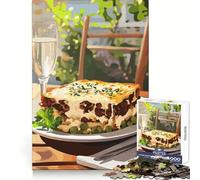 Hachis Parmentier au Vin Puzzle de 1000 pièces pour Adolescents Jeu Intelligent pour Partager Un Moment de complicité Assemblage d'une œuvre d'art 38x52cm