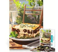 Hachis Parmentier au Vin Puzzle de 1000 pièces pour Adolescents Jeu Intelligent pour Partager Un Moment de complicité Assemblage d'une œuvre d'art 38x52cm