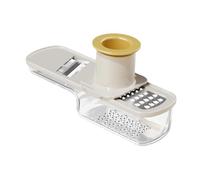 Hachoir à ail - 15,5 cm - Râpe à muscade - Hachoir manuel en acier inoxydable avec bac de récupération - Outil de cuisine pour ail, gingembre, oignon, carotte