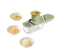 Hachoir à ail 3 en 1 avec protège-main et récipient de rangement, poignée ergonomique sûre pour hacher facilement la cuisine