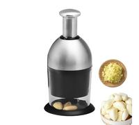Hachoir À Ail,Coupe-Légumes Manuel - Petit Robot Culinaire Multifonction Avec Base Antidérapante Pour Hacher Ail Oignon Fruits Salades Préparation Repas Cuisson
