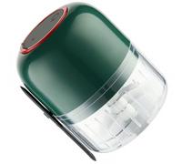 Hachoir à Ail Électrique 3,7 V 30-40 W, Bol 300ml, ABS | Acier Inoxydable, Commande Touche, sans Fil Pratique, pour Viande et Piments, la Cuisine Compacte