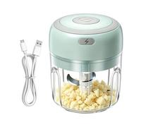 Hachoir à Ail Électrique,Broyeur De Cuisine Rechargeable Sans Fil - Mini Hachoir À Ail Sans Fil Rechargeable 250 ml | Pour Poulet, Bœuf, Fromage, Oignon, Légumes, Viande Et Préparation De Repas Cuisin