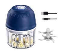 Hachoir à ail électrique Équipement Pour Hacher Gingembre Et Oignon | Machine À Couper Les Oignons Pour Cuisine Maison Appartement Pique-nique Plan De Travail Camping Caravane Préparation
