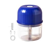 Hachoir à ail électrique hachoir à viande 260 ml rechargeable par USB | broyeur d'ail sans fil pour cuisiner, maison, appartement, ferme, cuisine, restaurant, barbecue au jardin, pique-nique