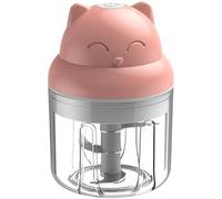 Hachoir À Ail Électrique, Mini Hachoir À Légumes Portable, Broyeur À Ail, Hachoir À Oignon, Mélangeur À Légumes, Robot Culinaire sans pour Gingembre, Piment, Fruits, Viande, Etc.