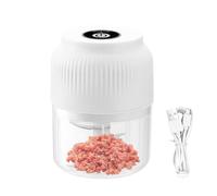 Hachoir À Ail Électrique - Mini Hachoir À Viande Électrique, Coupe-assaisonnement Peu Encombrant, Robot Culinaire Pour Légumes, Outil De Cuisine Compact | Tranchage Pour Les Piments Citrouill