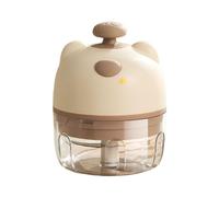 Hachoir à ail électrique rechargeable avec inox, facile à assembler, gadget de cuisine compact en acier inoxydable