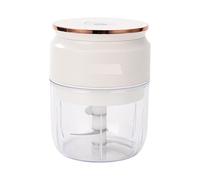 Hachoir à ail électrique rechargeable USB multifonction portable sans fil avec bol pour préparer les repas de bébé, salades, camping et restaurants