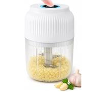 Hachoir à Ail Électrique Sans Fil 400ml, Mini Robot Culinaire Portable
