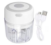 Hachoir à Ail Électrique Sans Fil - Mini Broyeur à Légumes Portable 250ml Multifonction pour Gingembre Oignons Fruits et Viande - Cuisine Rapide et Facile à Domicile