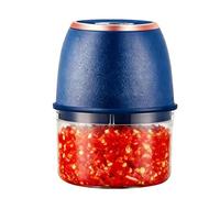 Hachoir À Ail Électrique - Ustensiles De Cuisine À Moteur Puissant,Hachoir Électrique Légumes Broyeur Aliments | pour Viande Gingembre Piment Oignon Légume Fruit Préparation Repas Maison Camping Pique