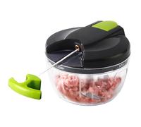 Hachoir à Aliments Manuel, Hachoir à Ail Rapide, Base Antidérapante Et Lame En Acier Inoxydable Conçue Pour Les Assaisonnements Et Les Préparations Culinaires (4,92x3,74 Pouces)