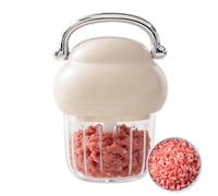 Hachoir à aliments rechargeable haute vitesse 350 ml Ustensiles de cuisine - Processeur viande et hachoir à légumes Petit format - Pour ail, chili, cuisine, maison, restaurant, rural, camping