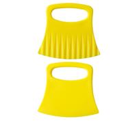 Hachoir à carottes ondulé - 2x Hachoir pour couper les pommes de terre | Coupe-légumes ondulés | Coupeur de pommes de terre plissé | Coupe-purée frites | Outil de coupe de savon p