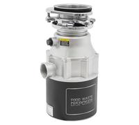 Hachoir à déchets de cuisine 560 W, broyeur de déchets de cuisine 1,15 l, en acier inoxydable 3600 tr/min, Turbo-Boost, élimination des odeurs, encastrable, économe en énergie, silencieux 68 dB