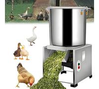 Hachoir à herbe pour bétail avec 4 lames | Hachoir herbe Électrique Professionnel | pour légumes, céréales, arachides | grande trémie | petits élevages et préparation nourriture animaux maison