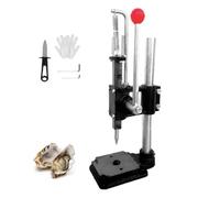 Hachoir à huître, outil manuel de broyage d'huîtres, ouvre-coquilles d'huîtres avec aiguille haute dureté, outils d'écaillage de fruits de mer à hauteur réglable pour pleurotes de palourdes,