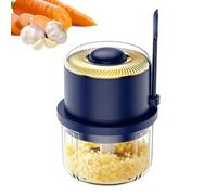 Hachoir À L'Ail - Broyeur 350 ml Rechargeable Anti-Éclaboussures,Mini Hachoir Petit Robot De Cuisine,Pour Gingembre Viande Piment Légumes Fruits Purée Pour Maison Cuisine Appartement BBQ