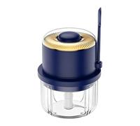 Hachoir À L'Ail,Broyeur 350 ml Rechargeable Anti-Éclaboussures - Robot Culinaire Petit Hachoir Électrique - Pour Gingembre Viande Piment Légumes Fruits Purée Pour Maison Cuisine Appartement BBQ
