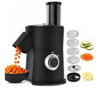 Hachoir à Légumes 7-en-1, Coupe-Aliments Électrique avec Lames Inox