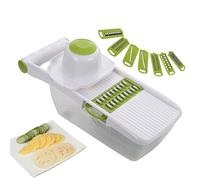 Hachoir à légumes - Appareil de découpe manuel multifonction portable - Pour couper et hacher des aliments dans la cuisine